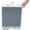 GPI Racing Radiatore in alluminio completo a 2 file per Su-zu-ki Swift GTI 1.0L 1.3L 1.6L MT 1989-1994 1993 1992 1991 1990