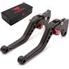 FXCNC rzmmotor CNC in alluminio corto regolabili leva freno frizione per Grip Grip Ducati Hypermotard 821 SP 2013 - 2015 Hypermotard 939 SP 2016 - 2017 Scrambler Cafe Racer 2017