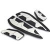 WHDsunQQ pedane poggiapiedi Per XMAX 400 300 250 125 Pedale Del Motociclo Pedale Antiscivolo Pedale In Alluminio + Gomma X-MAX125 X-MAX250 X-MAX300 X-MAX400