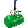 Partenopea® Tallonatore per Gomme Booster per Pneumatici 18 Litri 8 Bar Manometro Serbatoio Aria Compressa Portatile Gonfiaggio Emergenza JBM