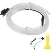 A ABSOPRO Cavo EL Wire LED 1pc Per Illuminazione Auto Blu Ghiaccio | Lunghezza: 1m; Alimentazione: USB(5V); Modalità: Fissa; Include Controller; Flessibile; Facile Da Installare
