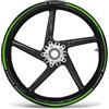 labelbike - Adesivi Strisce Moto Cerchi Ruote 17 Tuning Kit compatibile con Kawasaki Z650