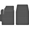 edecor Tappetini in gomma per auto, tappetini in gomma per Mitsubishi Colt VII, anno di costruzione 2008 - 2012, tappetini anteriori e passeggeri FXa