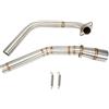 KIMISS tubo scarico yzf-r125-Duokon Modifica Moto Tubo Di Scarico Collegamento Centrale Tubo In Acciaio Inox Misura Per YZF R15 MT-15 MT-125 2008-2017