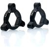 DEMULAX For Ducati, for 1198 S 999 S/R+749 S/R MTS1100 S, for MONSTER 696 Moto Regolatori precarico forcella ammortizzata in alluminio CNC da 17 mm regolatore precarico forcella(17mm Black)