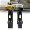 NSLUMO Lampadine LED DRL Daytime Running Light T20 7443 W21/5W Per Op.el Vauxhall Insignia A 2 Pz Xenon Bianco Canbus LED DLR City Lamp Lampadine
