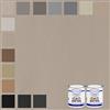 AE AUTO EQUIPE Kit Tessuto Cielo Auto bielastico antimpronta con Trama a Nido d'Ape + 2 Colla Resistente alle Alte Temperature. (2,50 mt., Grigio Polvere)