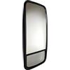 MelTruck® Specchietto retrovisore a 2 segmenti, 440 x 220 mm, per camion, trattore, escavatore, diametro 15-28 mm (1, 440 x 220 mm, doppio)