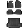 MOTOS Set di tappetini in gomma e tappetini per il bagagliaio per Hyundai ix35 I 2009-2015 Migliorare il comfort di viaggio con tappetino antiscivolo auto 3D- tappetini per tutte le stagioni auto, pro