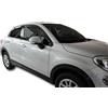 J&J AUTOMOTIVE Deflettori d'Aria per Fiat 500X 2015-2024, Set da 4 Pezzi, Nero Fumé Oscurato Heko