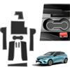 BIBIBO Tappetini in gomma compatibili con 2020-2022 Renaul-t Clio 5 (cambio manuale), tappetini auto in gomma, accessori tappetini auto, tappetino antiscivolo, custodia antiscivolo