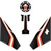 Resin Bike Kit Adesivi Moto Compatibile con KTM 790-890 Duke 2022-2026. Protezioni Grip Moto Serbatoio Completa Antigraffio e Antiurto. Adesivi Resinati 3D Made in Italy