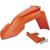 Polisport PARAFANGO ANTERIORE Arancione 14x29x8 cm per Dirt Bike