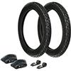 AKF Set: 2 pneumatici 2,75 x 16 Vee Rubber 094 + 2 tubi + 2 nastri per cerchioni