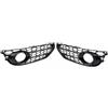Artudatech Griglia paraurti Anteriore Front Bumper Honeycomb Fog Grille Cover Fit for Audi A4 Allroad B8 2010-2015 Black (No Logo)