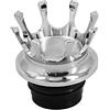 HDBUBALUS Tappo Serbatoio Benzina con Sfiato Tappo Serbatoio King Crown con Filettature Destrorse Adatto per Harley Sportster Dyna Touring Road King Softail Trike Freewheeler Flrt Chrome