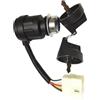 Ropaix Interruttore Accensione Chiave Interruttore Elettrico Chiave Accensione 5 Fili Per Generatore Diesel 4500 5500 6500 7500 Adatto Per KGE6500E JK425-2