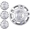 W-Parts SERIE 4 BORCHIE - 4 COPRICERCHI COPPE RUOTA 15 PER FIAT IDEA 04->
