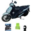 CLICK & GO COMPATIBILE CON SYM HD 300 PER ANNO 2022 COPRIGAMBE R204-X TERMOSCUDO TUCANO URBANO COPERTA TERMICA IMPERMEABILE INTERNO IN ECO PELLICCIA SPECIFICO PER SCOOTER