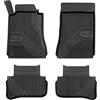FROGUM No.77 Set di tappetini perfettamente su misura per Mercedes-Benz Classe C W203 2000-2007 | Materiale TPE durevole