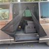 Daaxing Zanzariera per porta scorrevole del furgone, rete a maglie nere per protezione dal sole e dagli insetti con cerniera, adatta per caravan, camper, autocaravan, porta laterale, portellone