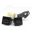 CMJAHU Adatto for VW Golf 5 for VW Golf 6 Caricabatterie rapido for Auto Doppio Adattatore di interfaccia for Presa telefonica USB PD QC3.0 Caricabatterie rapido