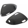 FPQOVV Coprispecchietto Compatibile Con Per Golf 8 MK8 R Per GTI Per RLine Con Assistenza Corsia 2020-2022 Carbonio Aspetto Laterale Copertura Specchietto Retrovisore(Black Carbon)