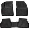 moto-MOLTICO Tappetini Auto Gomma 3D - set da 3 Pezzi - per Tutte le Stagioni - Antiscivolo e Impermeabile - Adatti per Peugeot 3008 II dal 2016 Opel Grandland X dal 2017