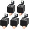 MOCNT 5 Pezzi 12V 80A Auto Relè SPDT 5 Pin Automobile Relè Auto Interruttore Relè Aperto Contatti Relè Camion Elettrico Relè Impermeabile Motociclo Pesante Relè