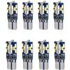 A2ZWORLD 8pcs Lampada Led T10 W5W 194 168, 24 SMD 4014, Luce 12V 24V Auto Camion Canbus, 1.5W 100lm 25mm, Bianco Freddo 6500K