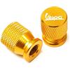 STZYY 2 Pezzi Tappini Gomme Moto Valvole Pneumatici Cappuccio Valvola A Prova di Perdita, per Piaggio Vespa GTS GTV LX 60 125 250 300 Primavera Sprint Accessori