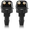 NATWEE Auto tergicristallo ugelli Compatibile con Alfa per Romeo per Giulietta per Giulia per Spider GT 159 147 156 per Mito per Stelvio GT per Sportiva Ugello Tergicristallo per Parabrezza