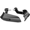 TXDBD Protezioni Paramani Per Moto Per Kawasaki Per Z1000 Per Z900 Per Z650 Per Z400 Per ZX6R Per Z800 Per Z750 Copri Leva Freno Frizione Manubrio Parabrezza(Nero)