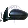 MAX MNS120-L Specchietto retrovisore esterno termico convesso per regolazione elettrica specchio ribaltabile/ripiegabile elettricamente Sx Compatibilità con NISSAN Qashqai/Qashqai +2 I J10, NJ10