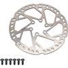 GAYCLG Disco Freno Rotore del freno a disco da 2,3 mm, spesso 160 mm, 180 mm, 203 mm, 220 mm, H23, super rigidità, 6 bulloni, acciaio inossidabile, bici VS HS2 2 mm(2.3x160mm disc 1pc)