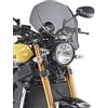 MOTOTOPGUN givi 140s+al8206a cupolino fume compatibile con moto guzzi v7 850 stone/special 2021 2022 2023 mototopgun