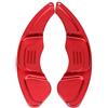 ontto Estensione del bilanciere del cambio per auto, adatto per VW Golf 7 Polo GTI R Rline MK7 MK7.5 Scirocco 2015 2019 in metallo Shift Paddle Shifter Estensione per interni rosso