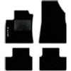QUEMAR Tappetini Auto compatibili con Renault Clio V anche Hybrid dal 2019/ Kit Tappeti Moquette e Gomma su Misura (Set 2 Anter.+ 2 Poster.)/ Ricami e Colori Personalizzati (1 Ricamo, Bordo Perla)