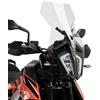 Generico Cupolino Moto Parabrezza Plexiglass JD9 TOURING Trasparente COMPATIBILE CON MOTO KTM ADVENTURE 790 2019-2020