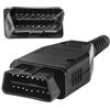 Bolwins I26CS OBD2 connettore diagnostico a 16 pin, connettore diagnostico OBD II per auto con scheda/PCB per riparazione e produzione di cavi, connettore di ricambio e riparazione a 16 poli per diagnostica