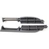 Rdtnvc Auto Griglia Paraurti Anteriore Coppia Paraurti Laterale Anteriore Inferiore Griglia Laterale Per BMW E46 4DR 330i 2002 2003 2004 2005 Griglia