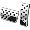 YALIYA Copri Pedali Auto Per Jeep Per Grand Per Cherokee 2010-2017 Accessori per auto in acciaio inossidabile Pedale del freno a gas Freno Pedale Copertura
