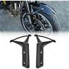 TOTHERIDER Supporto parafango anteriore piastre di montaggio parafango in alluminio per Kawasaki Z900RS / Z900RS Cafe 2018-2025 accessori parafango lato conducente (nero)