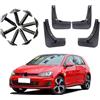 ontto 4 paraspruzzi adatti per VW Golf 7 GTI 2013 - 2019, parafango auto con vite, resistente ai graffi, corrosione, per auto anteriore posteriore, accessorio di ricambio