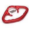 EpheyFIF Maniglia per serbatoio carburante passeggero moto, struttura in lega di alluminio CNC con scanalature antiscivolo, adatta per Yamaha YZF-R1/R6/MT Series (1998-2020), include 5 viti di montaggio (rosso