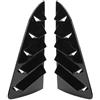 FGGHDR Spoiler Posteriore Copertura Per Persiana Per Finestra Per VW Per Polo MK4 9N MK5 6R 6C MK6 AW Per TSI Per MPI Per GTI 2001-2023 Triangolo Posteriore Persiane Parasole Spoiler Sul Tetto(Black MK5)