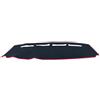 tusgt Copri Cruscotto Auto Tappetino Per Fiat 500 500c 500e 2007-2012 2013 2014 2015 2016 2017 2018 2019Copertura Cruscotto Auto(LHD Black Red)