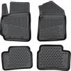 WALSER Tappetini in gomma per auto XTR su misura compatibile con Hyundai i10 (BA, IA) 08/2013-2021, tappeti auto antiscivolo