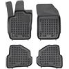 Rezaw-Plast REZAW PLAST 200313 Tappetino in Gomma nero anteriore e Posteriore Compatibilità con AUDI A1 Hatchback 8X1, 8XK A1 Sportback 8XA, 8XF