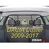 ERGOTECH Divisorio Griglia Rete Divisoria per Dacia Duster (2009-2017) RDA65-M8, per Trasporto Cani e Bagagli